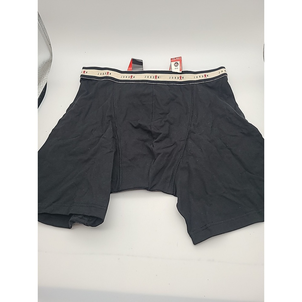VTG 1997 MICHAEL JORDAN Collection Hanes Boxer Brief Black XL 40-42 Made in USA